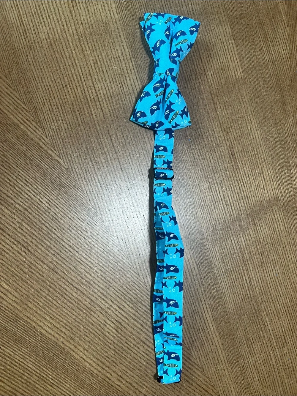Kid’s Blue Shark Adjustable Funny Silly Bow Tie